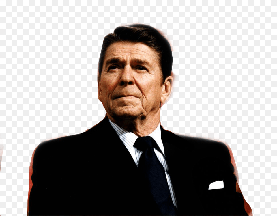 Reagan 1980s 80s President Obama Usa America Ronald Reagan, Male, Man, Photography, Portrait Png