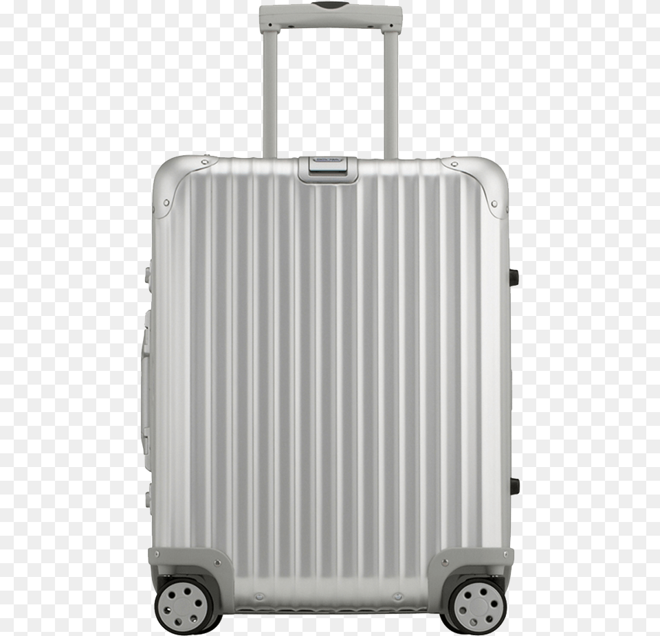 Real Aluminium Brand Metal Magnesium Suitcase Rimowa Rimowa Topas Uk, Baggage, Machine, Wheel, Car Free Transparent Png