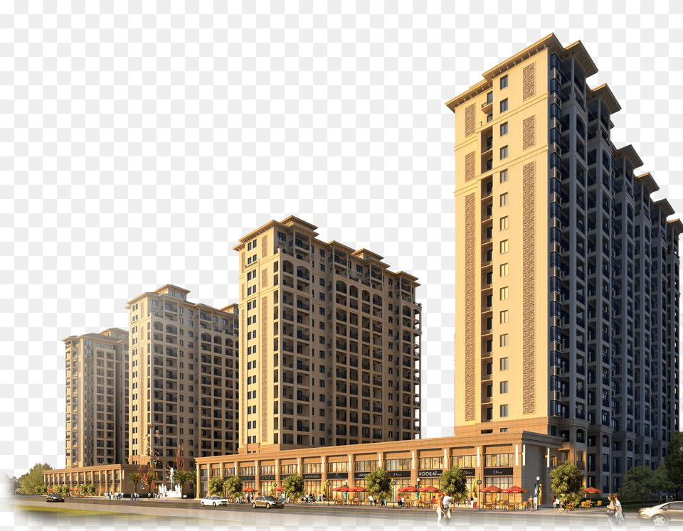 Real Building Kalwa Apartment House High Rise Thane Apartment Building Transparent, Plush, Toy Png Image