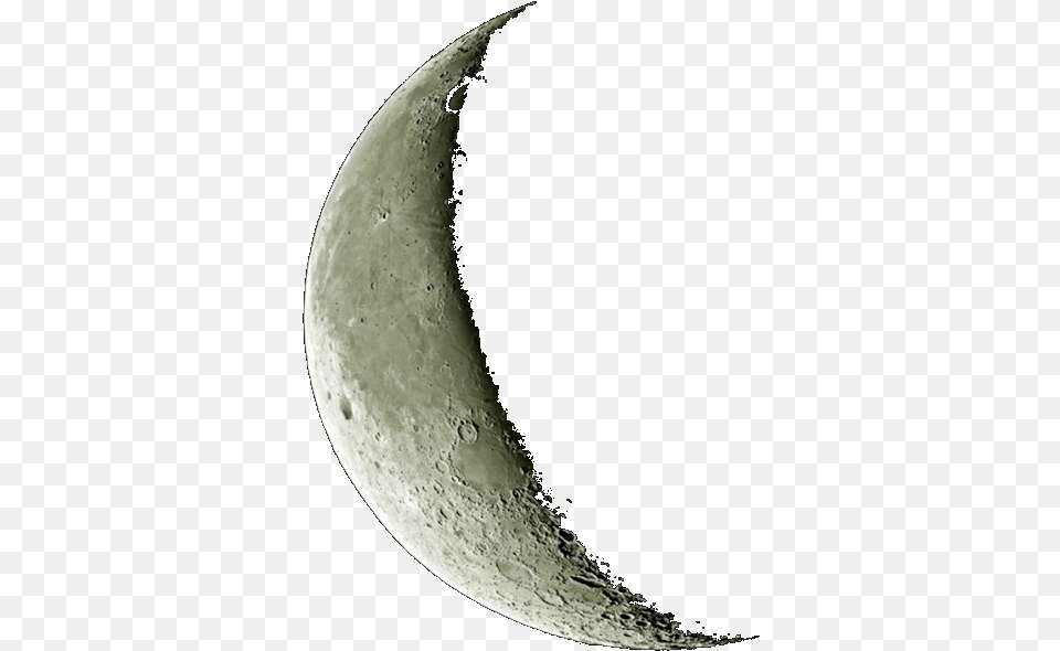 Real Crescent Moon, Astronomy, Nature, Night, Outdoors Png Image