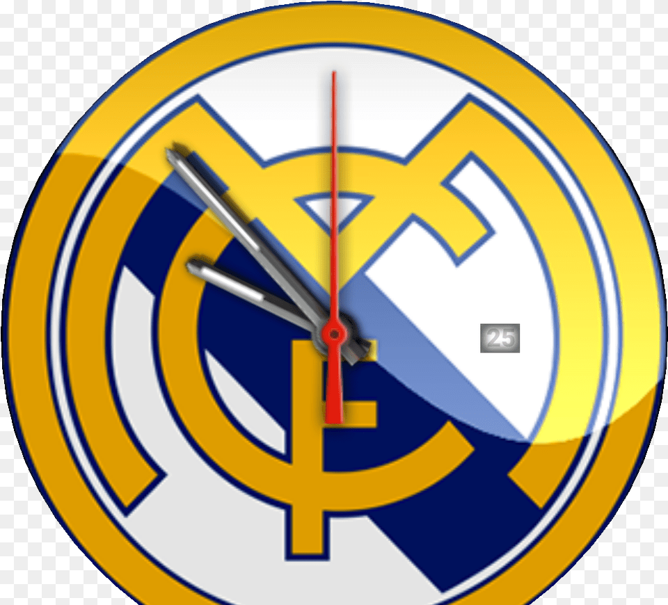 Real Crown Real Madrid Preview Vippng Logo Dream League Soccer Analog Clock, Clock Png