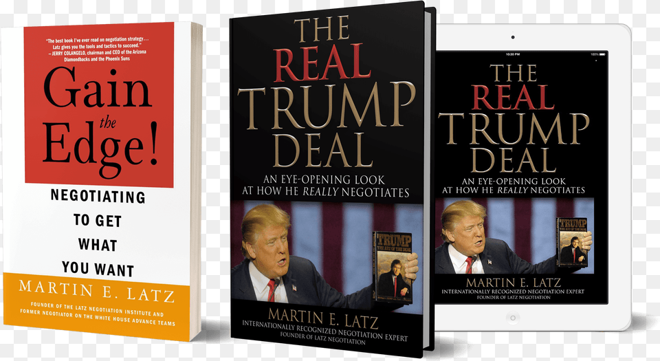 Real Deal Book Trump, Publication, Adult, Person, Man Png Image