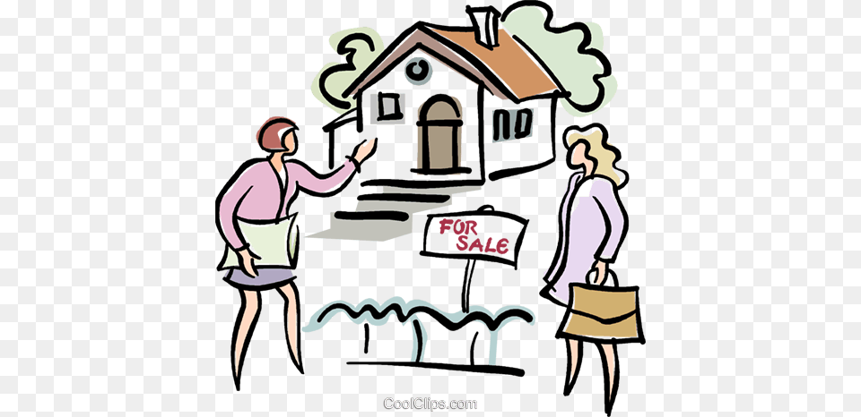 Real Estate Agent Showing A Home Royalty Free Vector Clip Art, Person, Bag, Accessories, Handbag Png