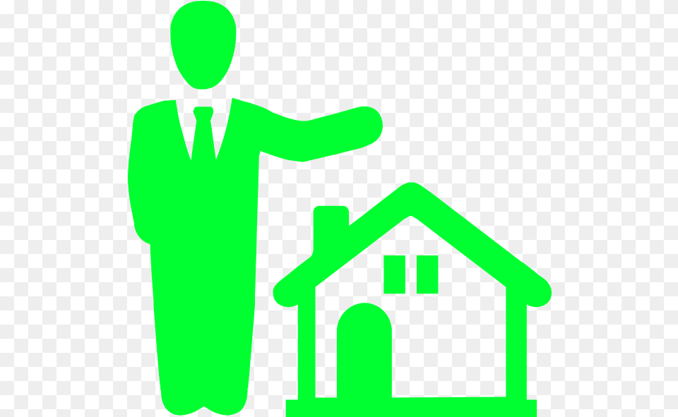 Real Estate Clipart Property Manager Real Estate Broker Icon, Dog House, Person Png Image