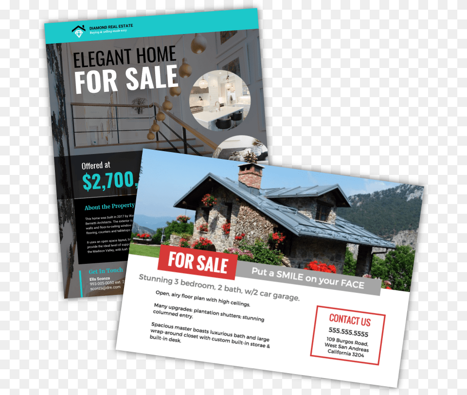 Real Estate Flyer Templates By Venngage Flyer, Advertisement, Poster, Business Card, Paper Png