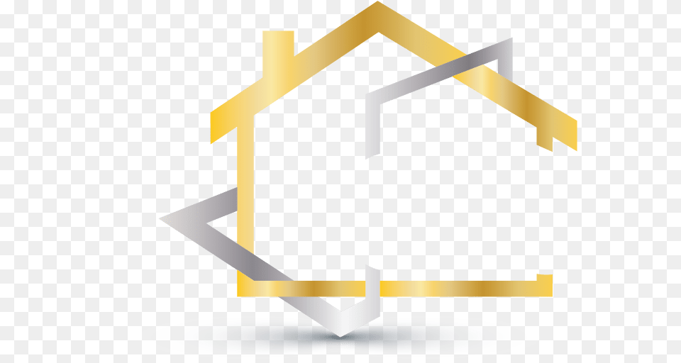 Real Estate House Template House Logo Design, Triangle, Fence, Outdoors Free Png Download