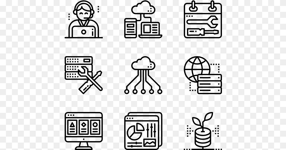 Real Estate Icons, Gray Free Png Download