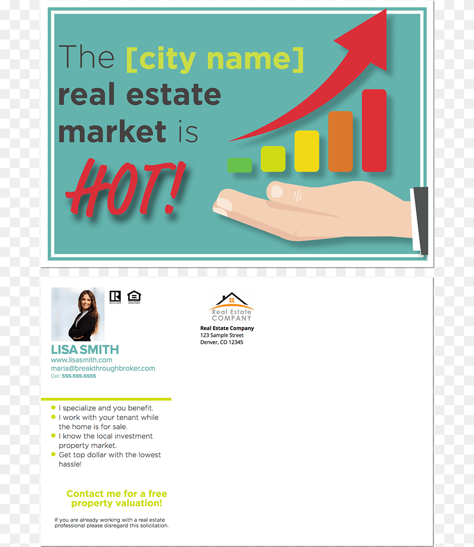 Real Estate Postcard Class Img Responsive One Market, Advertisement, File, Poster, Page Png