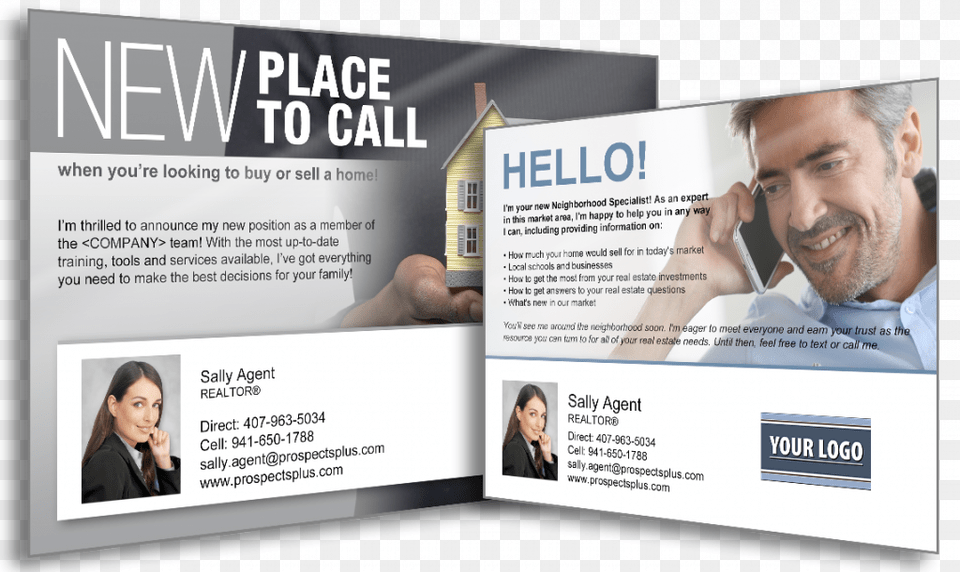 Real Estate Postcards Real Estate, Advertisement, Poster, Adult, Person Free Png
