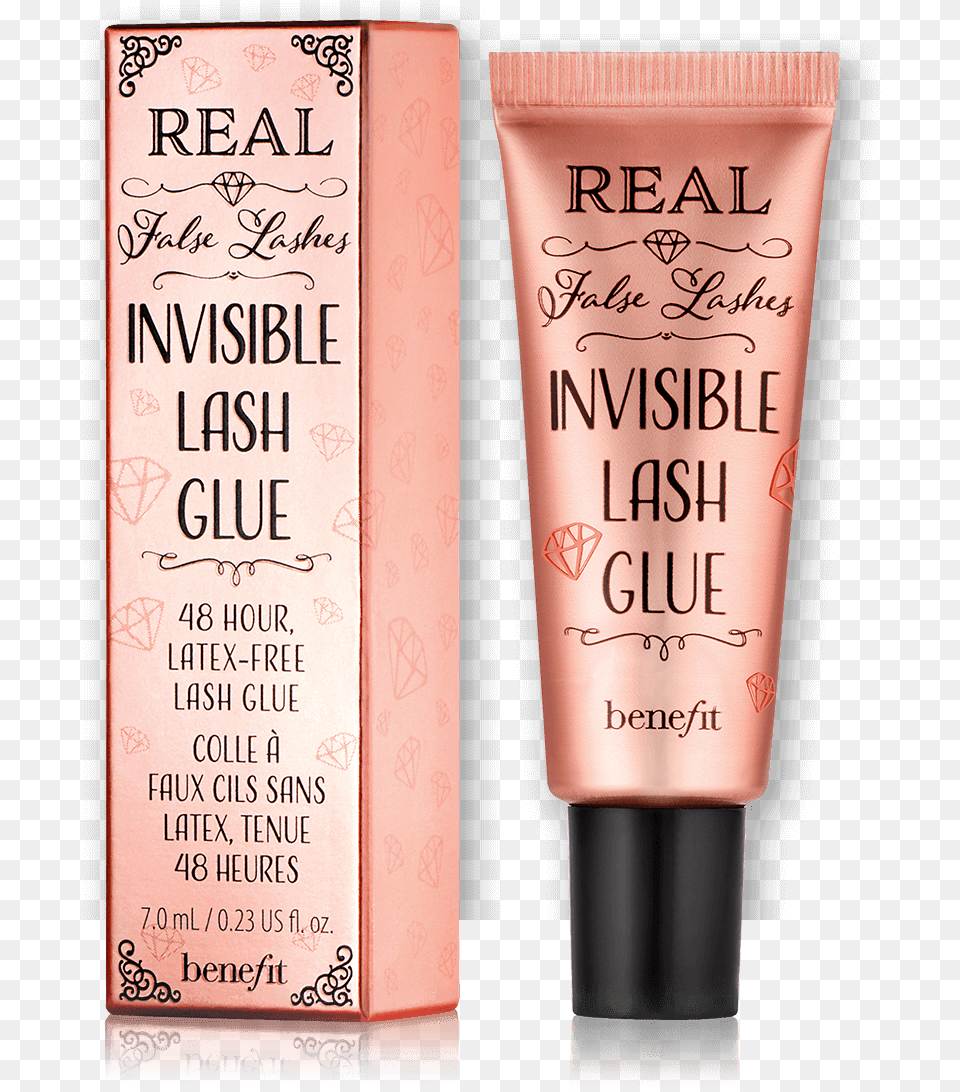 Real False Lashes Invisible Eyelash Glue Is Waterproof Benefit Invisible Lash Glue, Book, Bottle, Publication, Lotion Free Transparent Png