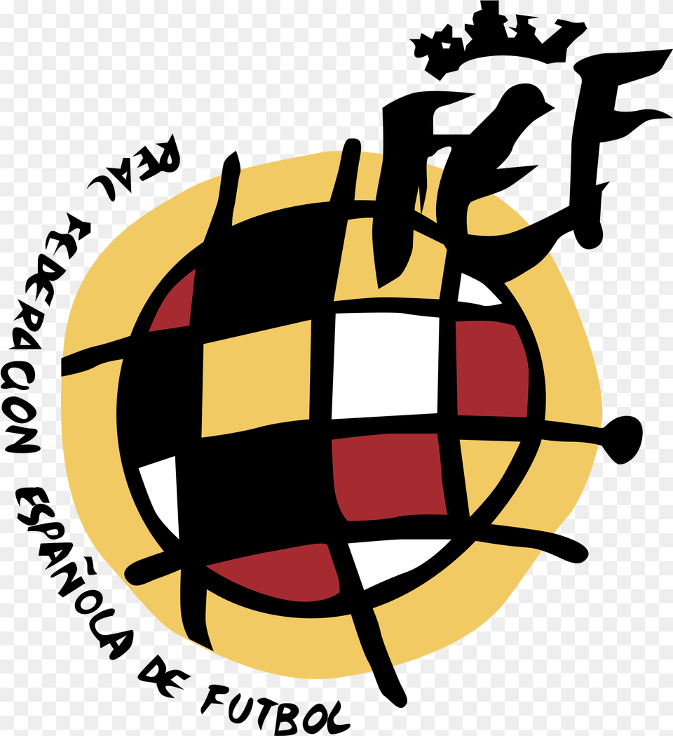 Real Federacion Espanola De Futbol Logo Royal Spanish Football Federation, Ammunition, Grenade, Weapon Free Transparent Png