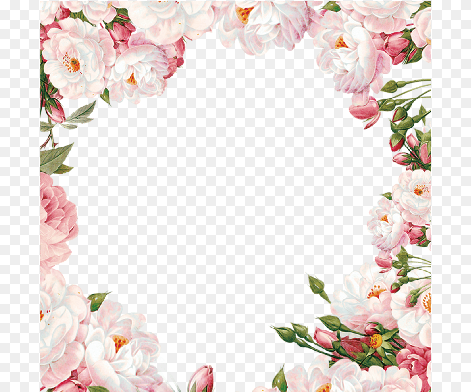 Real Flower Border, Art, Floral Design, Graphics, Pattern Png Image