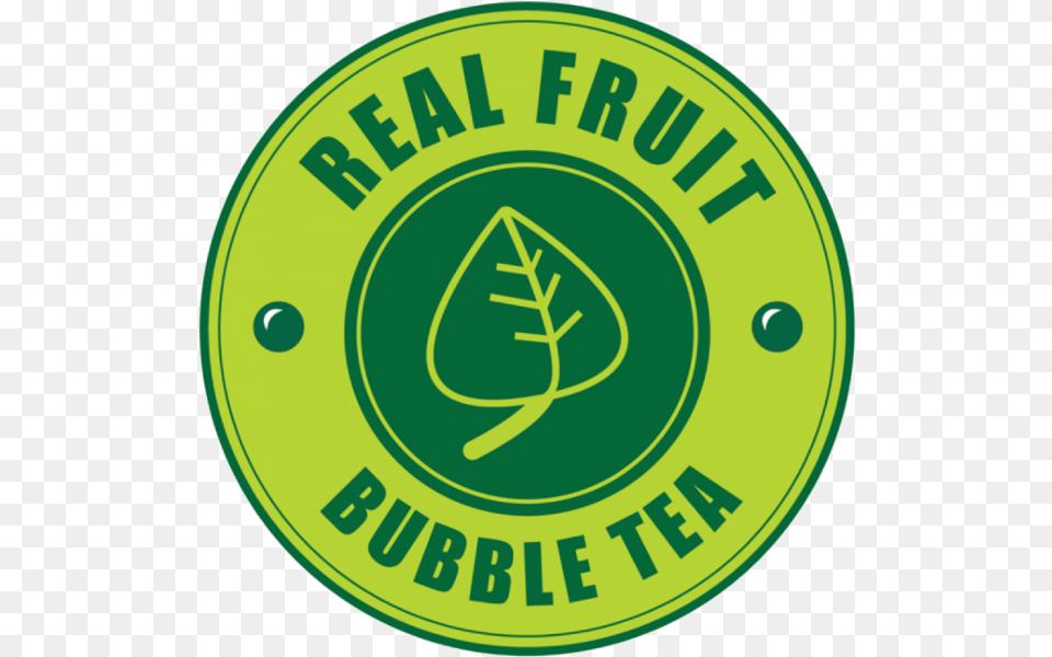 Real Fruit Bubble Tea Clipart Real Fruit Bubble Tea, Logo, Badge, Symbol, Disk Png