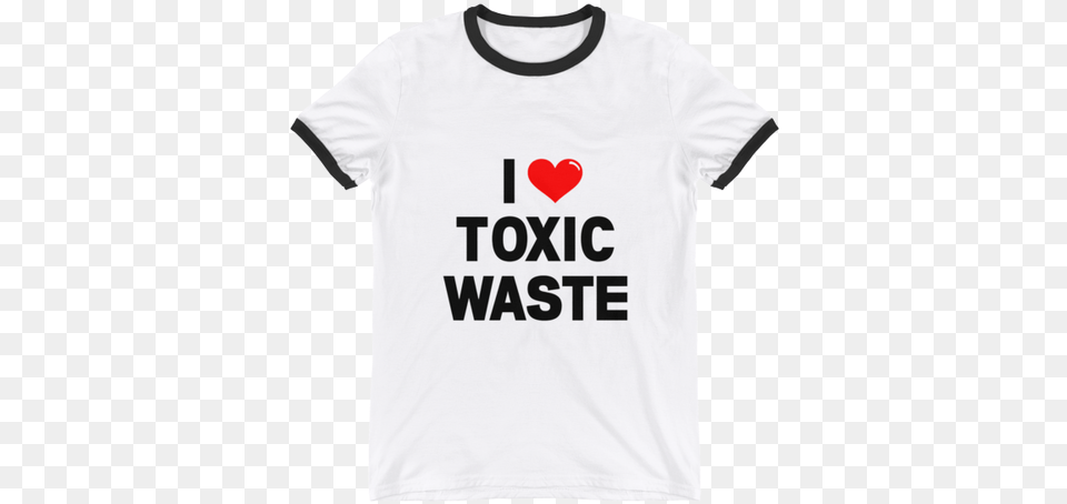 Real Genius Quoti Love Toxic Wastequot Retro Ringer Love Toxic Waste Teenage Mutant Ninja Turtles Slouchy, Clothing, Shirt, T-shirt Png Image