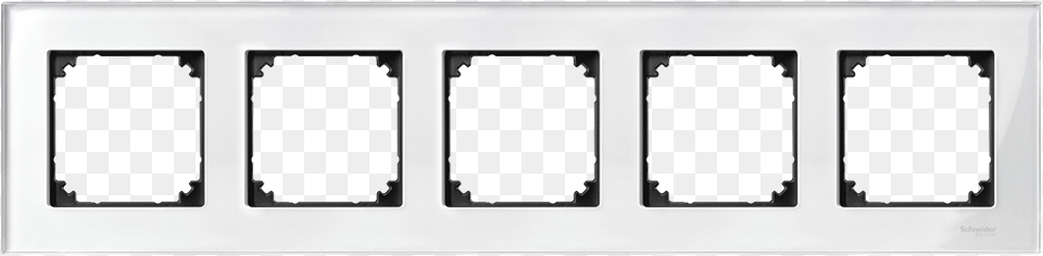 Real Glass Frame 5 Gang Brilliant White Darkness, Electronics, Hardware, Electrical Device Free Transparent Png