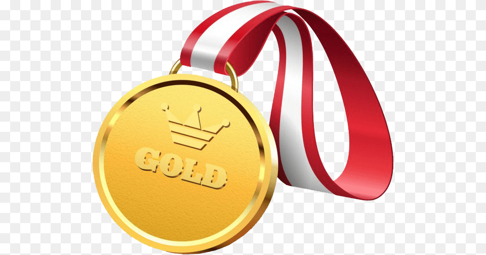 Real Gold Medal File Gold Medal, Gold Medal, Trophy, Dynamite, Weapon Free Transparent Png