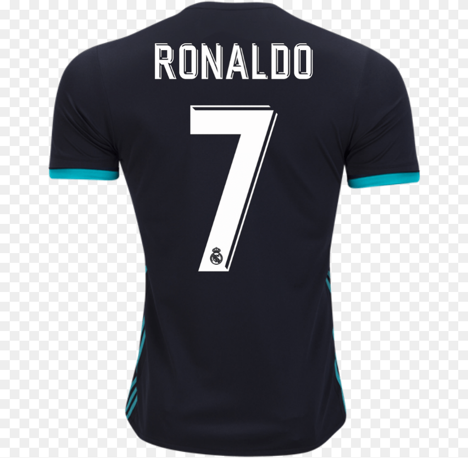 Real Madrid 1718 Away Jersey Cristiano Ronaldo Lafc Blessing Jersey, Clothing, Shirt, T-shirt, Text Png