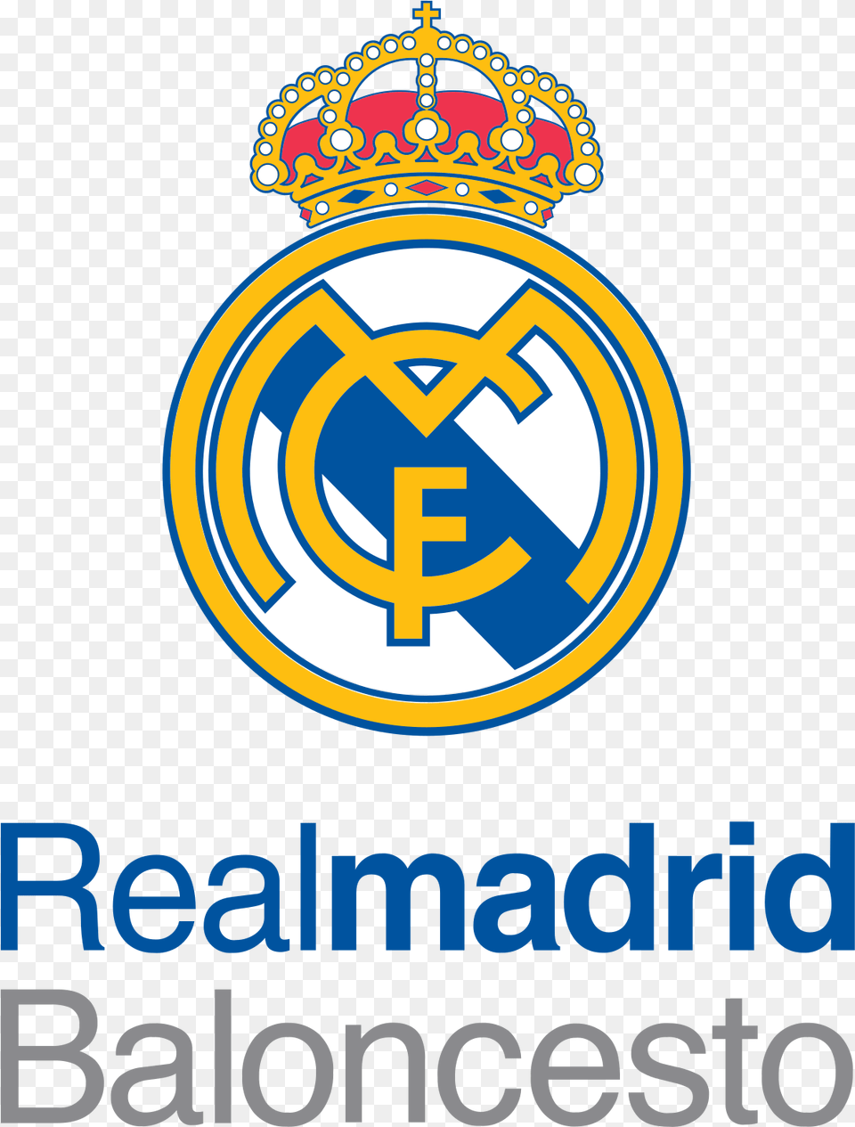 Real Madrid Basketball Logo, Badge, Symbol, Emblem Free Transparent Png