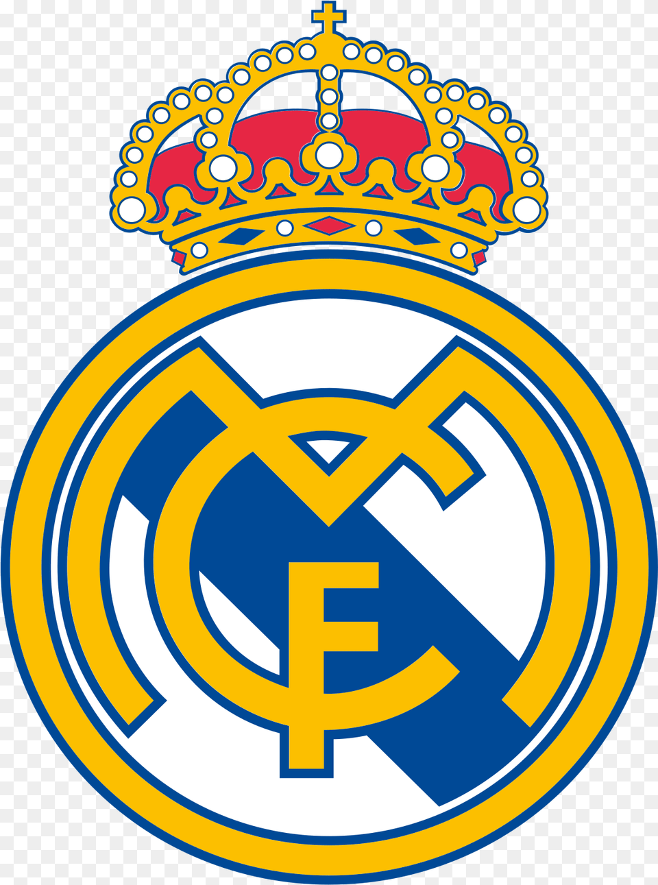Real Madrid Cf Real Madrid Logo, Badge, Symbol, Emblem Png Image