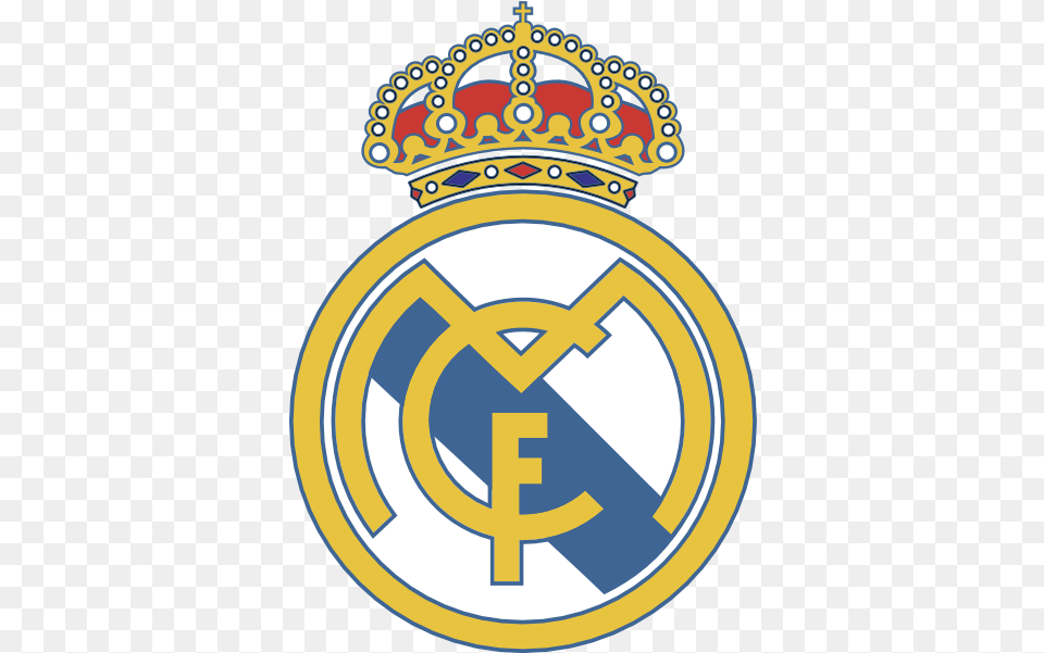Real Madrid Club De Futbol Logo Icon Svg Real Madrid, Badge, Symbol, Emblem, Accessories Free Transparent Png
