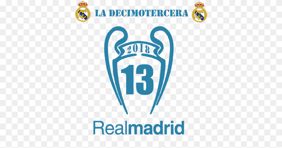 Real Madrid Decimotercera, Logo, Advertisement, Poster, Text Free Png Download