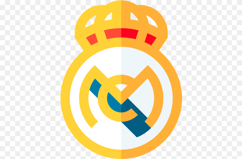 Real Madrid Free Vector Icons Designed Icono Real Madrid, Badge, Gold, Logo, Symbol Png Image