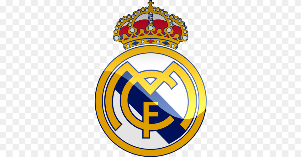 Real Madrid Logo Do Real Madrid Dream League Soccer 2018, Badge, Symbol, Emblem Free Png Download