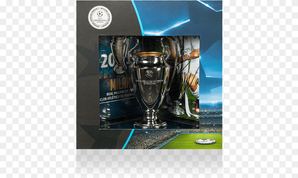 Real Madrid Ucl Trophy Replica, Adult, Male, Man, Person Png Image