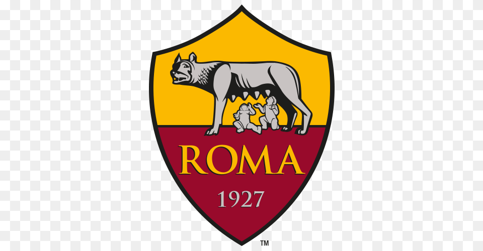 Real Madrid Vs As Roma, Logo, Badge, Symbol, Person Free Png Download