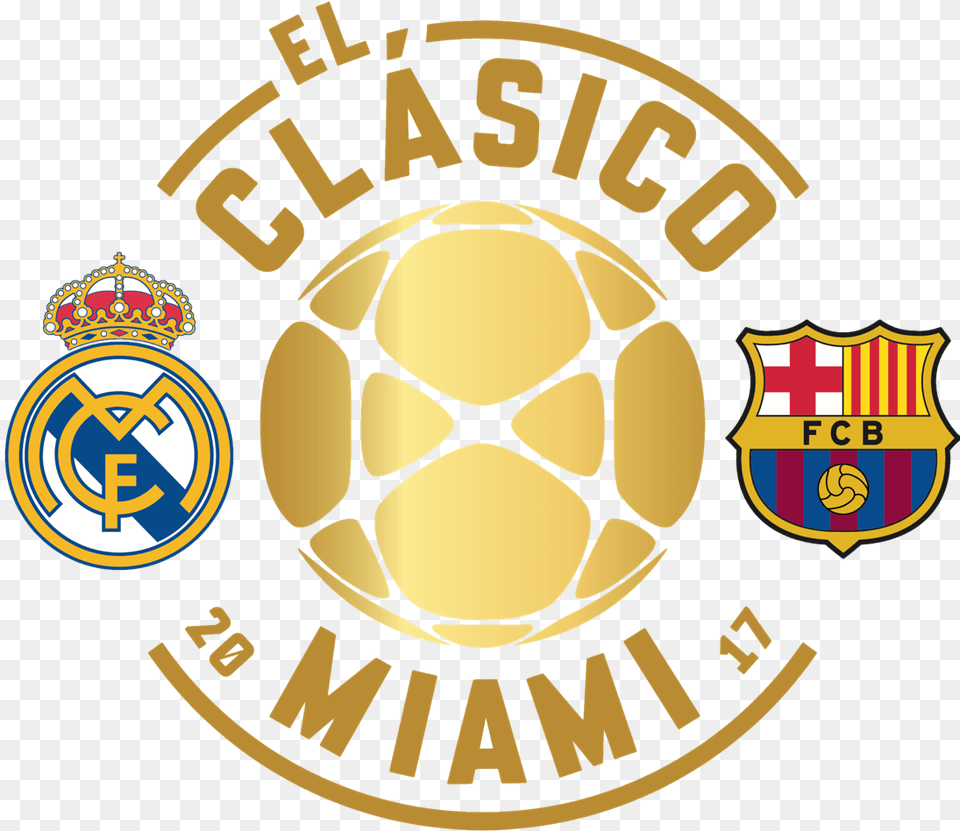 Real Madrid Vs Barcelona And Real Madrid Logo, Badge, Symbol, Emblem, Face Free Png Download