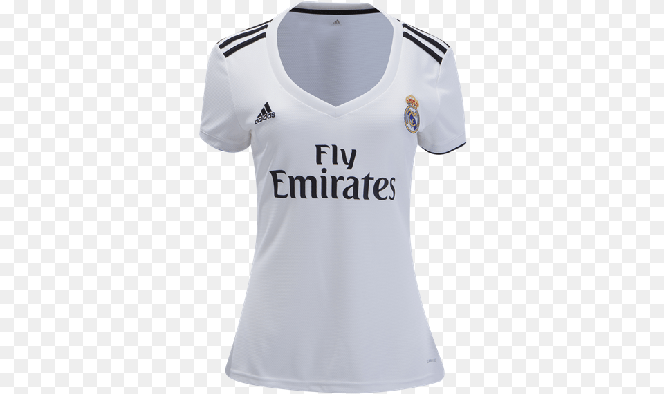 Real Madrid Women Jersey 18, Clothing, Shirt, T-shirt Free Transparent Png