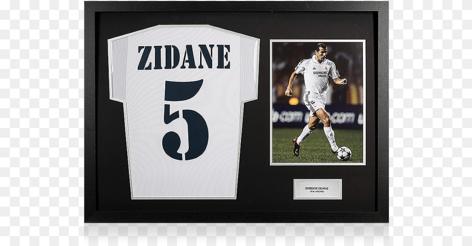 Real Madrid Zidane Shirt 2001, Adult, Man, Male, Person Png