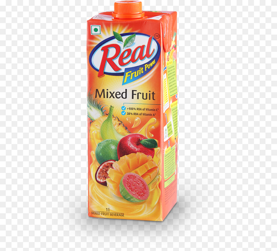 Real Mixed Fruit Juice 1 L, Beverage, Can, Tin Png Image