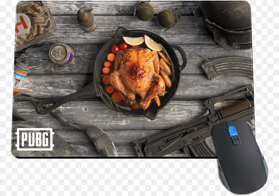 Real Pubg Chicken Dinner, Cookware, Gun, Weapon, Cooking Pan Png