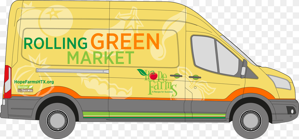 Real Rollinggreenmarket Compact Van, Moving Van, Transportation, Vehicle Free Transparent Png