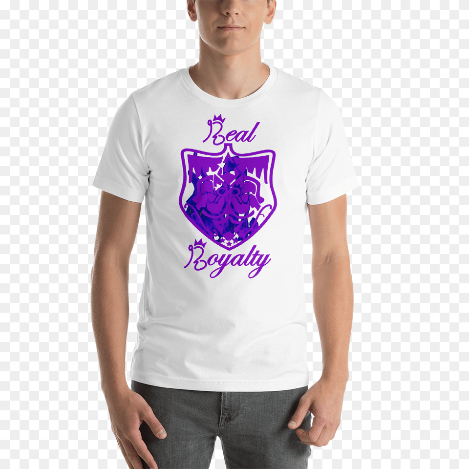 Real Royalty Purple Fire Short Sleeve T Shirt Real Royalty Apparel, Clothing, T-shirt, Jeans, Pants Png Image