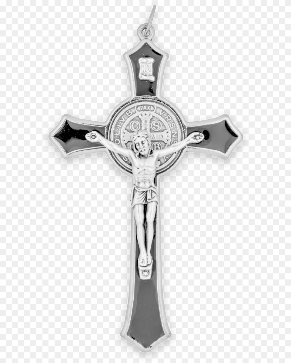 Real Saint Benedict Cross, Symbol, Crucifix, Face, Head Png Image