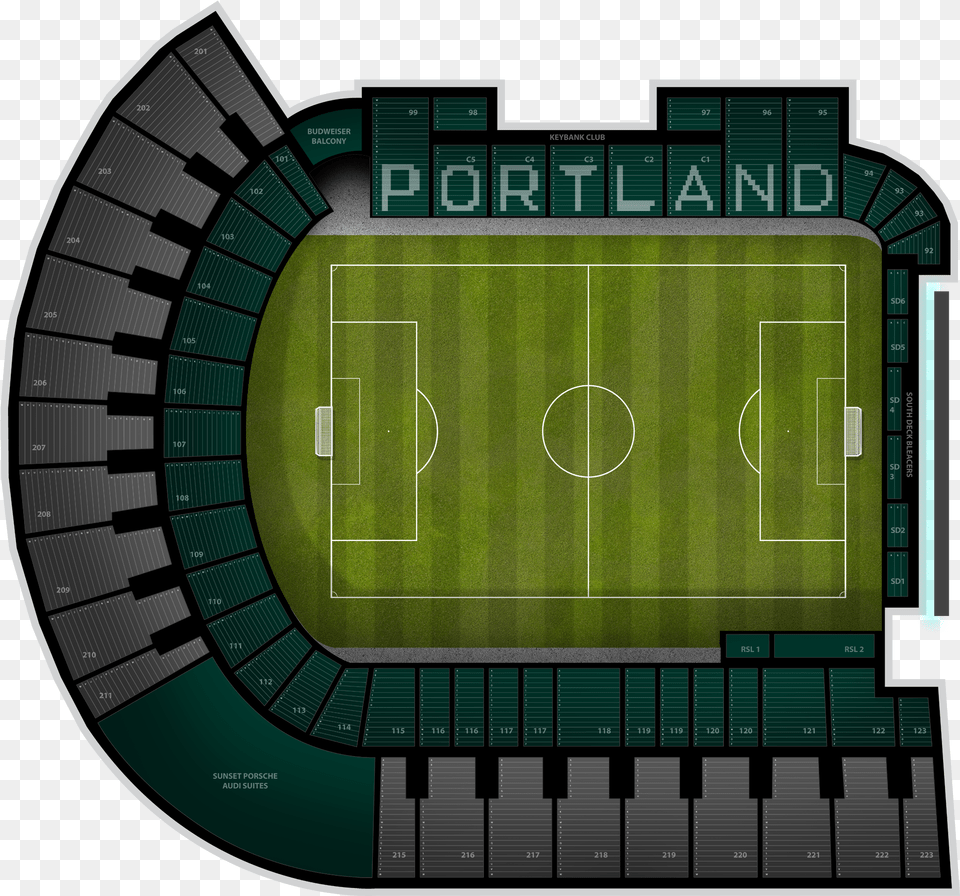 Real Salt Lake At Portland Timbers At Providence Park Portland, Scoreboard, Architecture, Arena, Building Png Image