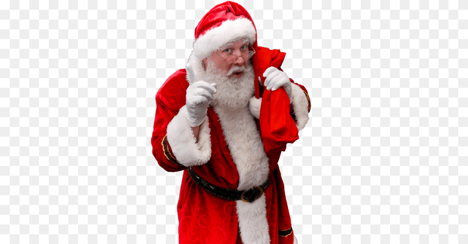 Real Santa Claus Santa On Beach, Glove, Clothing, Person, Man Free Transparent Png