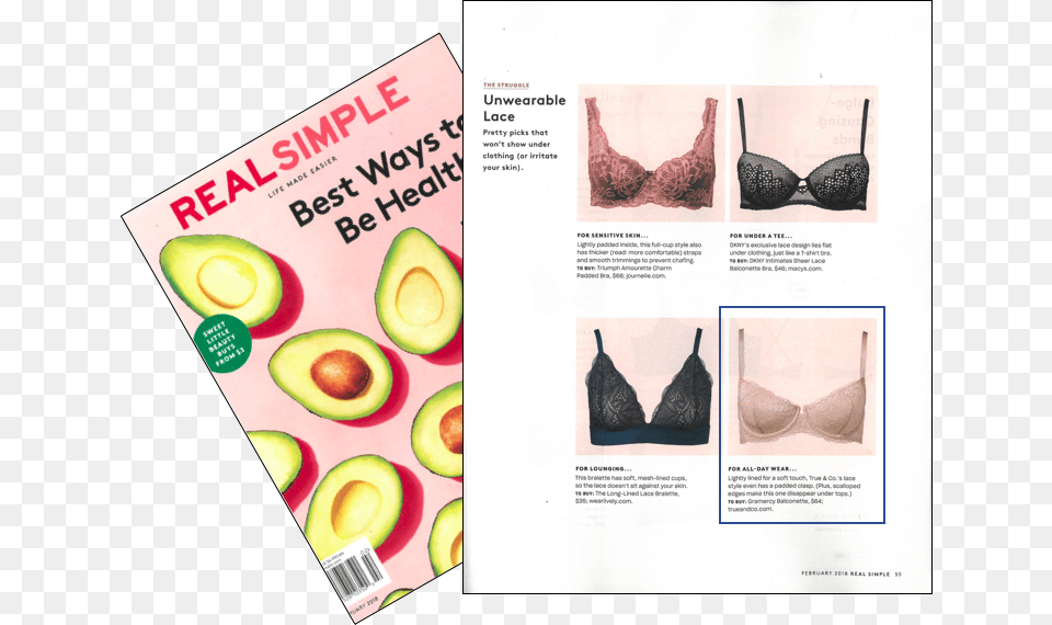 Real Simple39s Bra Blem Solver True Amp Co, Fruit, Produce, Plant, Food Free Png