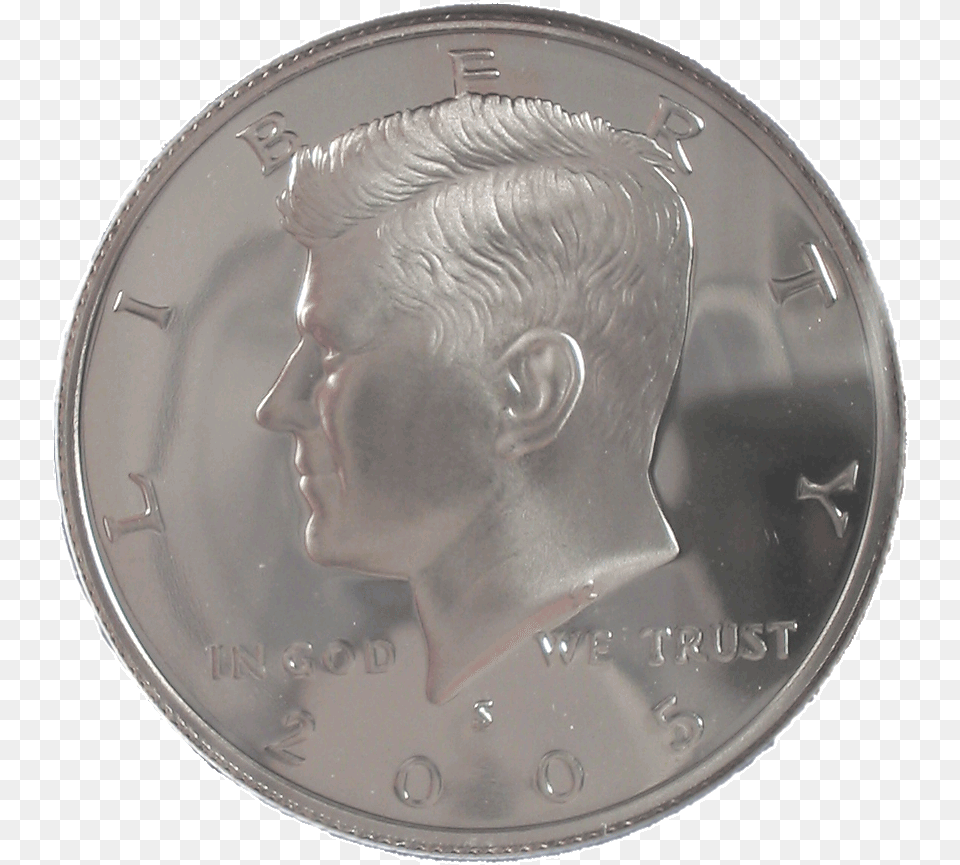 Real Size Silver Dollar, Coin, Money, Adult, Face Free Transparent Png