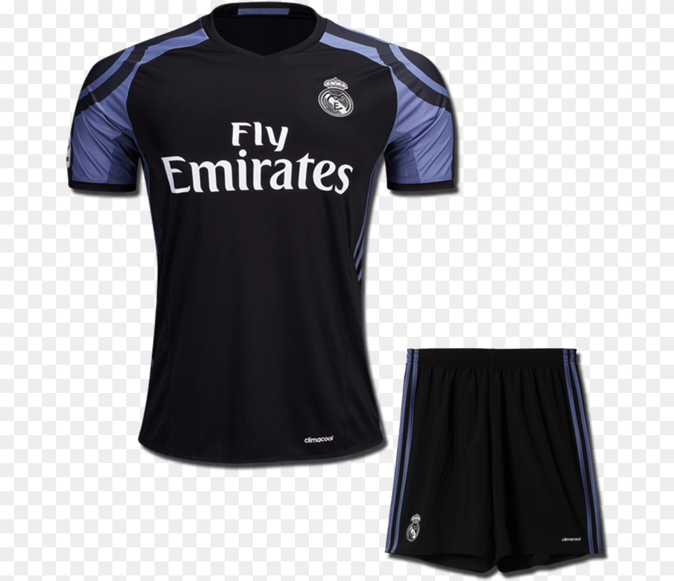 Real Sleeve Classic Madrid Football Cf Sports, Clothing, Shirt, Shorts, Jersey Free Png