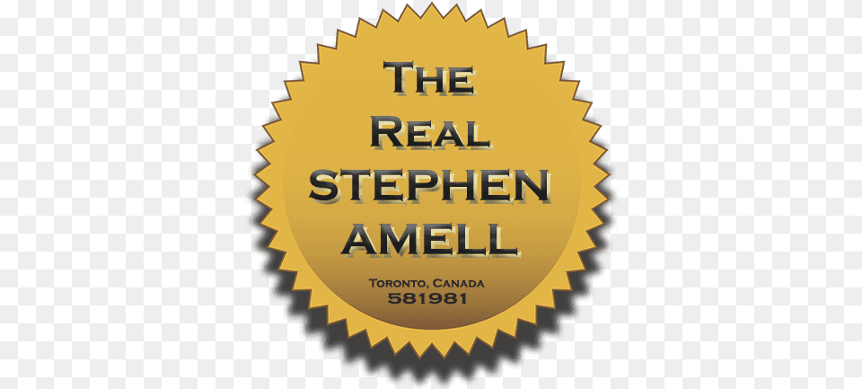 Real Stephen Amell Seal 6d9c0011 Deore 11, Gold, Badge, Logo, Symbol Free Png Download