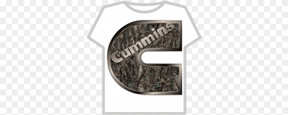 Real Tree Camo Cummins Logo Roblox Vanossgaming, Clothing, T-shirt, Military, Military Uniform Free Png