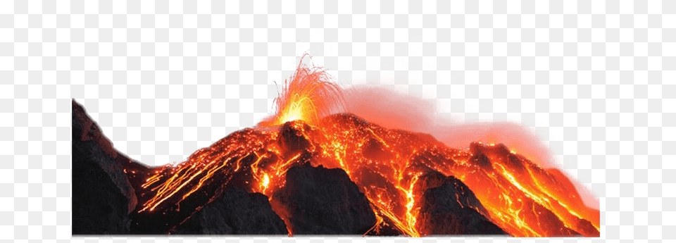 Real Volcano Hd Quality Volcano, Eruption, Mountain, Nature, Outdoors Free Png