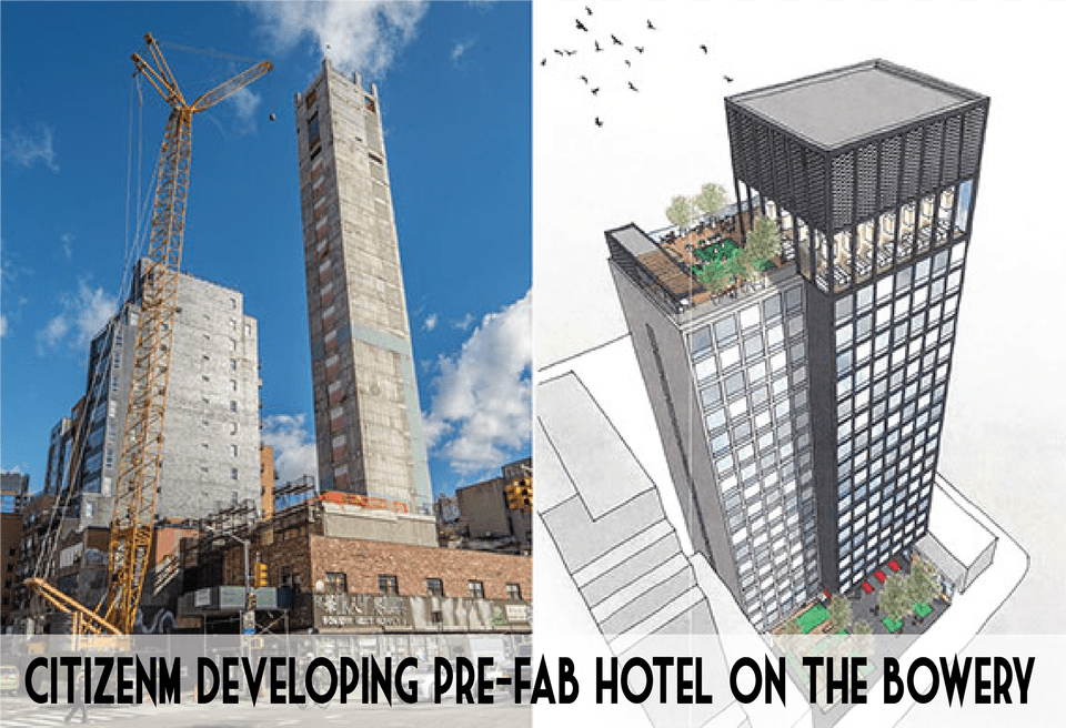 Realdeal And Wall Street Journal Report On Rinaldi Citizenm New York Bowery Hotel, Urban, Housing, High Rise, Condo Png Image