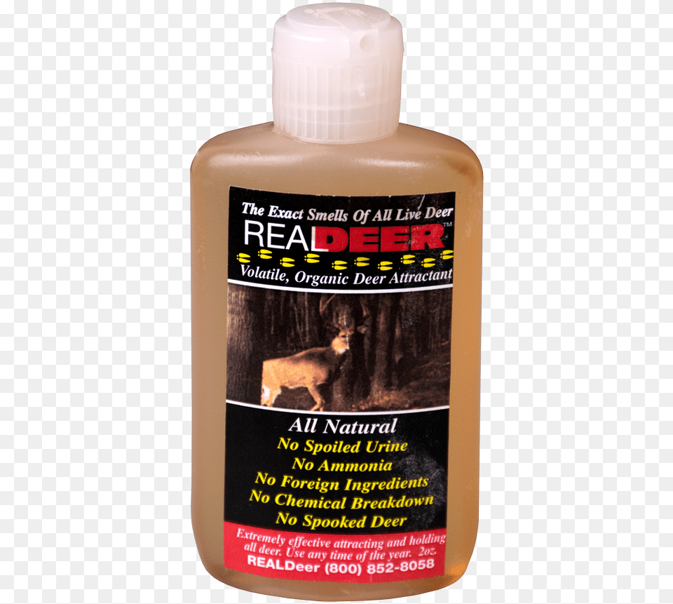 Realdeer Liquid Deer Attractant Dog, Bottle, Aftershave, Animal, Canine Free Transparent Png
