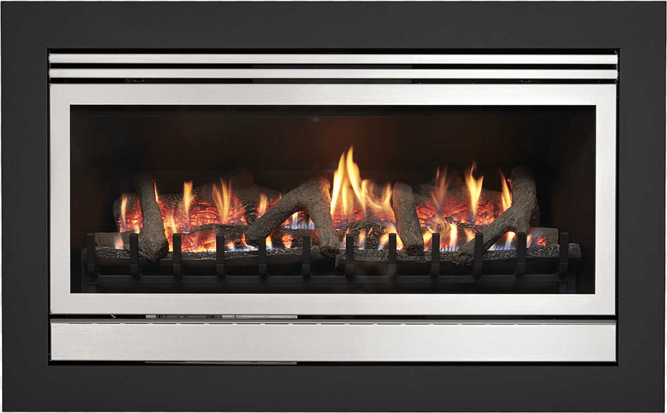 Realistic 5000l Gas Log Fire Hearth, Fireplace, Indoors Free Png Download