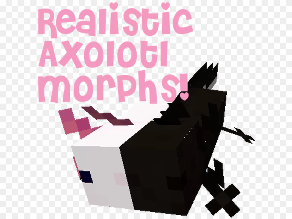 Realistic Axolotl Morphs Minecraft Texture Pack Language, Computer Hardware, Electronics, Hardware, Machine Free Png Download