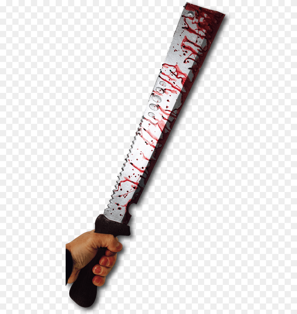 Realistic Bloody Saw Tooth, Sword, Weapon, Blade, Dagger Png Image